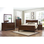 Mayville Dresser Mirror BROWN CHERRY