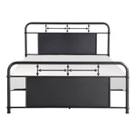 Blanchard Queen Platform Bed MOTTLED SILVER