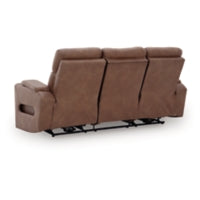Clean-Slate PWR REC Sofa with ADJ Headrest CARAMEL