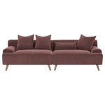 Elizabeth XL Sofa WINE RED