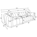 Winchester XL Sofa SAND PEBBLE