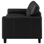 Scotland Loveseat BLACK VINLY