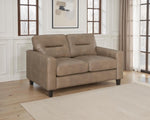 Scotland Loveseat BROWN VINLY