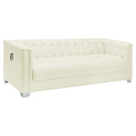 Chaviano Sofa PEARL WHITE VINYL