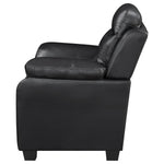 Finley Sofa BLACK VINLY