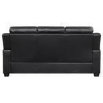 Finley Sofa BLACK VINLY