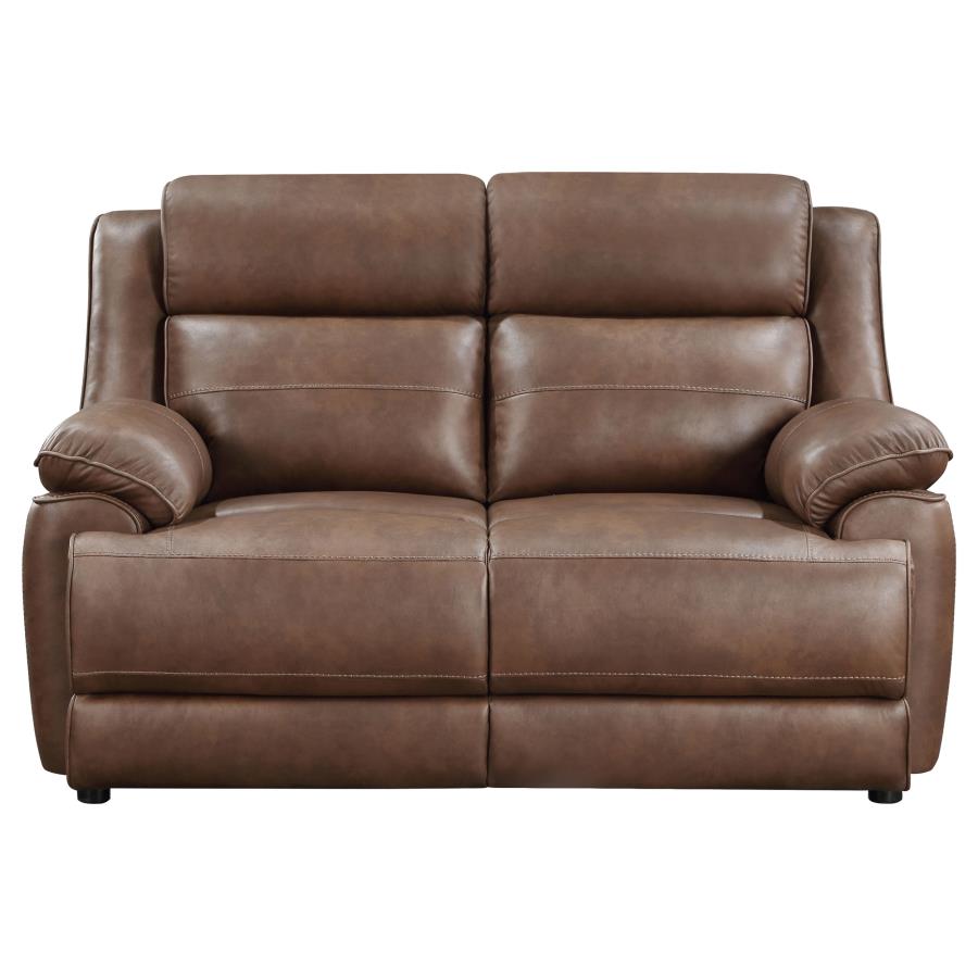 Ellington Reclining Loveseat DARK BROWN
