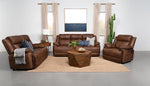 Ellington Reclining Loveseat DARK BROWN