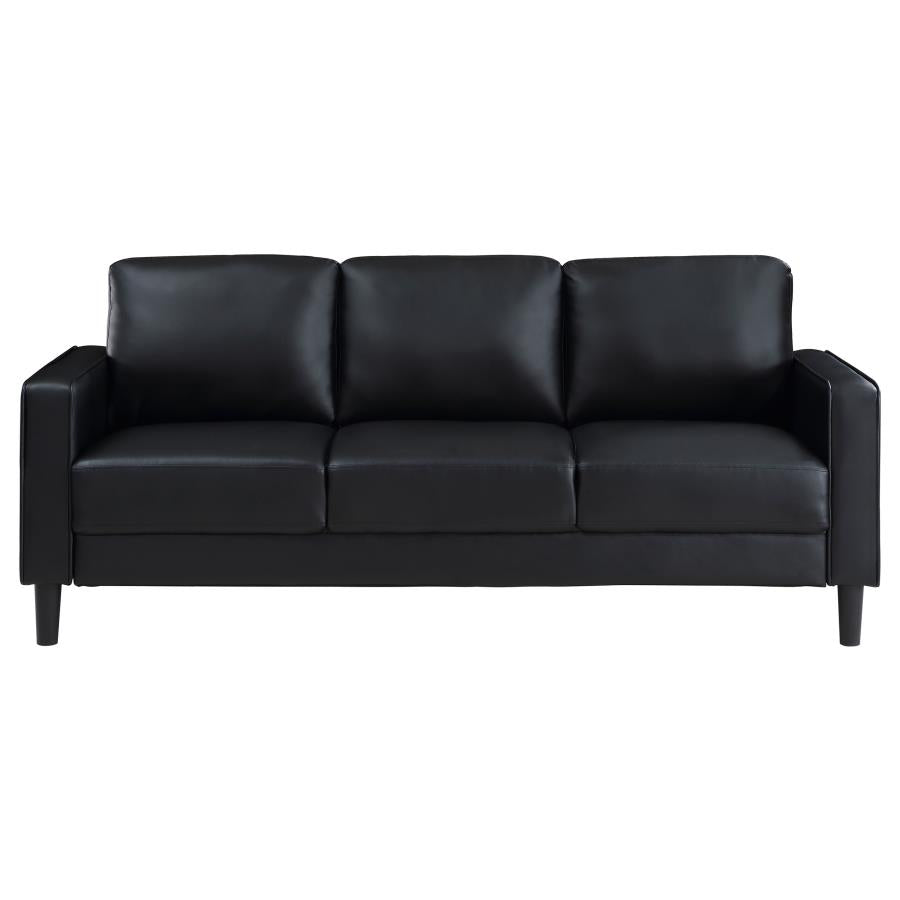 Ruth Sofa BLACK VINYL