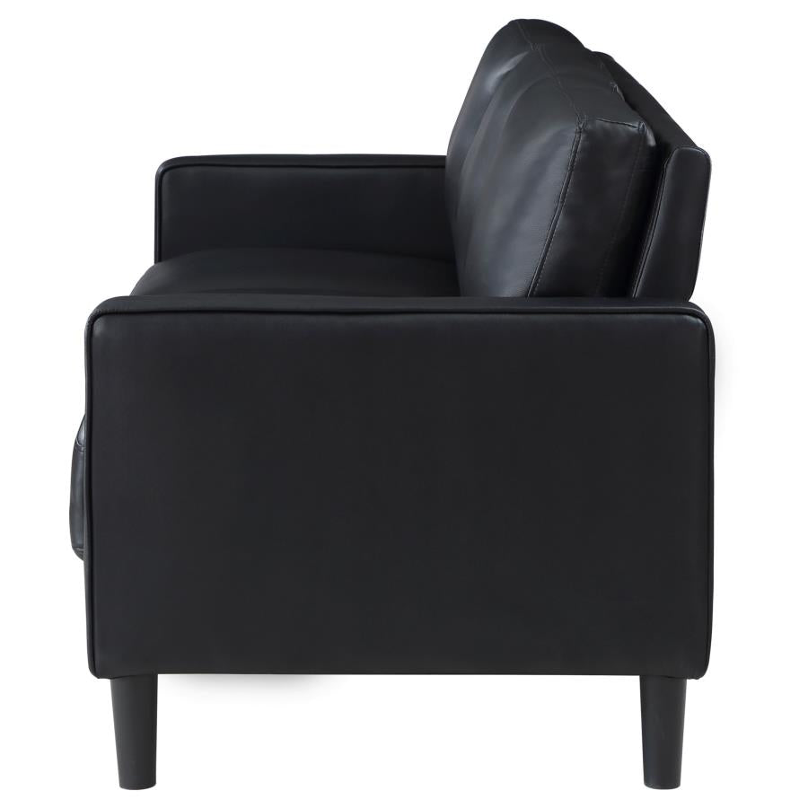 Ruth Sofa BLACK VINYL