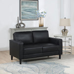 Ruth Loveseat BLACK VINLY