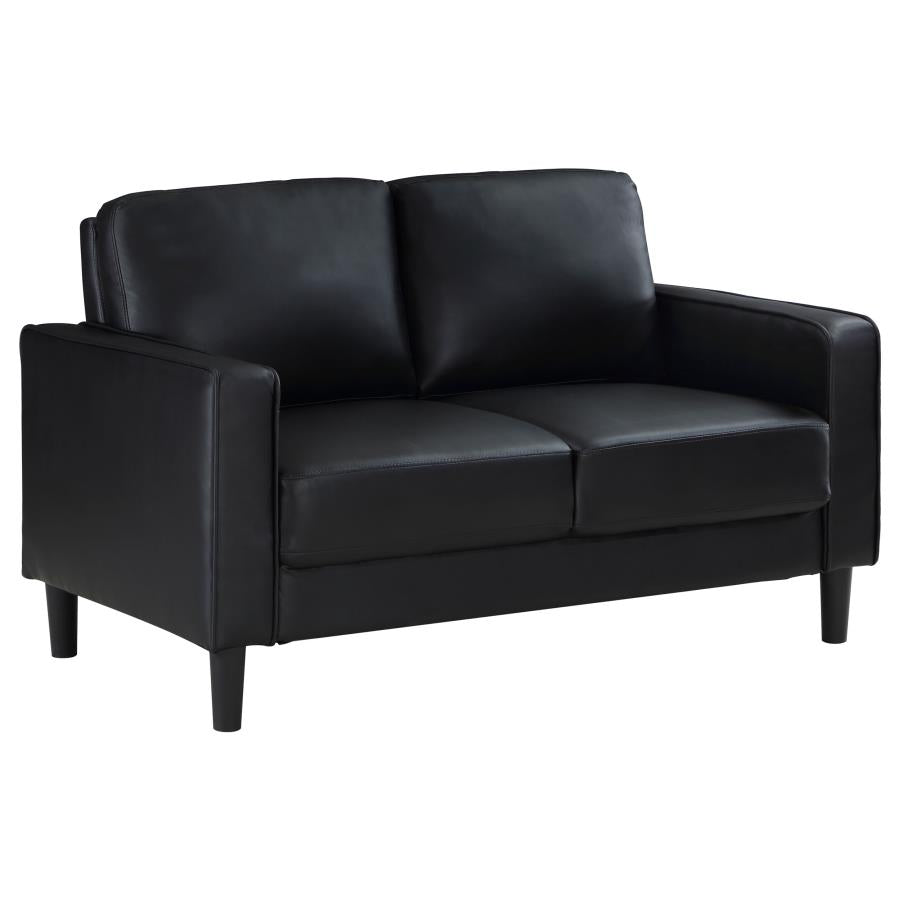 Ruth Loveseat BLACK VINLY