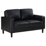 Ruth Loveseat BLACK VINLY
