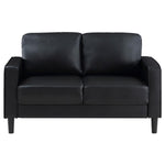 Ruth Loveseat BLACK VINLY