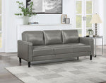 Ruth Vinyl Sofa GREY
