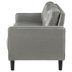 Ruth Vinyl Sofa GREY