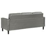 Ruth Vinyl Sofa GREY