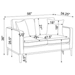Apperson Loveseat LITE GREY