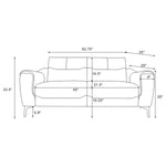 Nolan Loveseat CHARCOAL