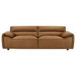 Buxton 100% Leather Sofa ORANGE