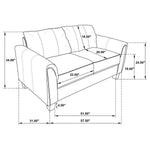Davis Loveseat GREY