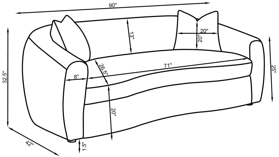 Isabella Sofa NATURAL