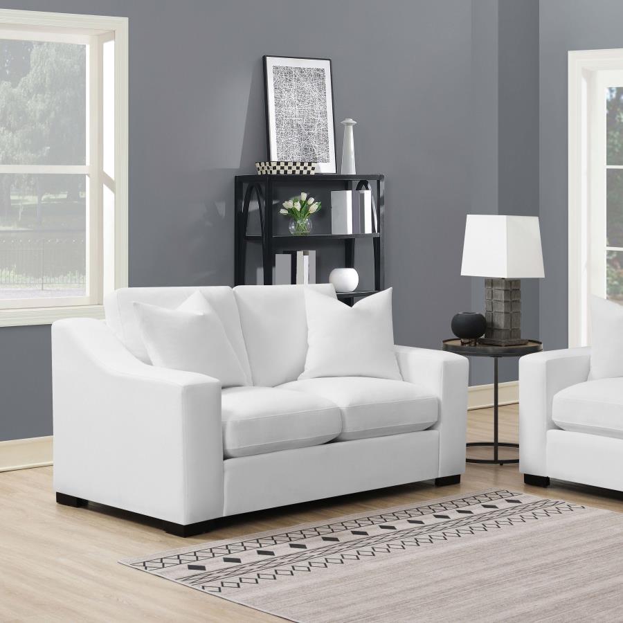 Ashlyn Loveseat WHITE
