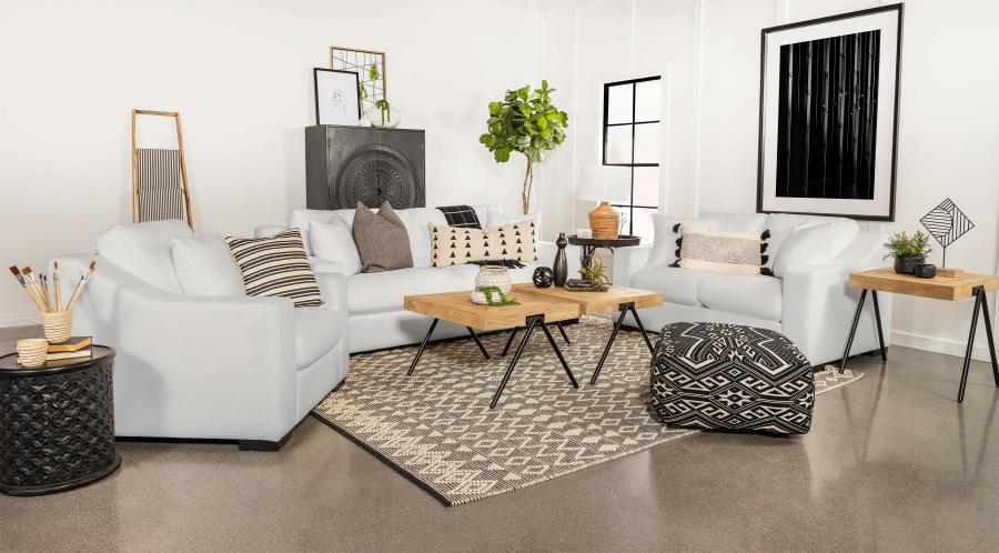 Ashlyn Loveseat WHITE