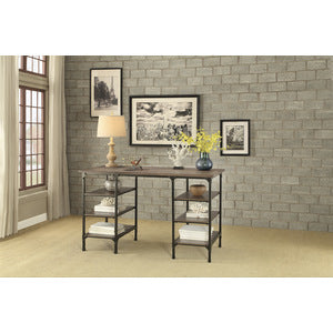 Millwood Counter Height Desk WEATHERED NATURAL
