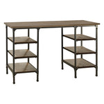 Millwood Counter Height Desk WEATHERED NATURAL