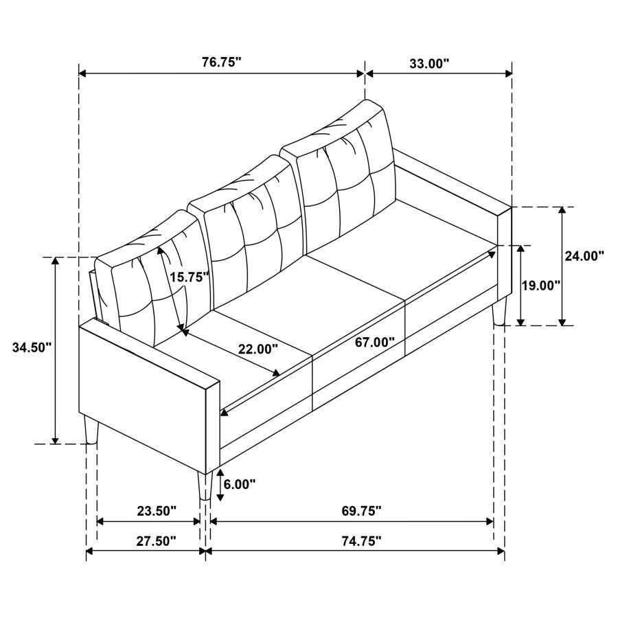 Bowen Sofa STEEL GREY