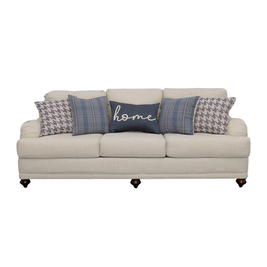 Glenn Sofa LITE GREY- BLUE HOME PILLOW