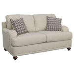 Glenn Loveseat LITE GREY/GREY PILLOWS