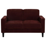 Ruth Loveseat RUST RED