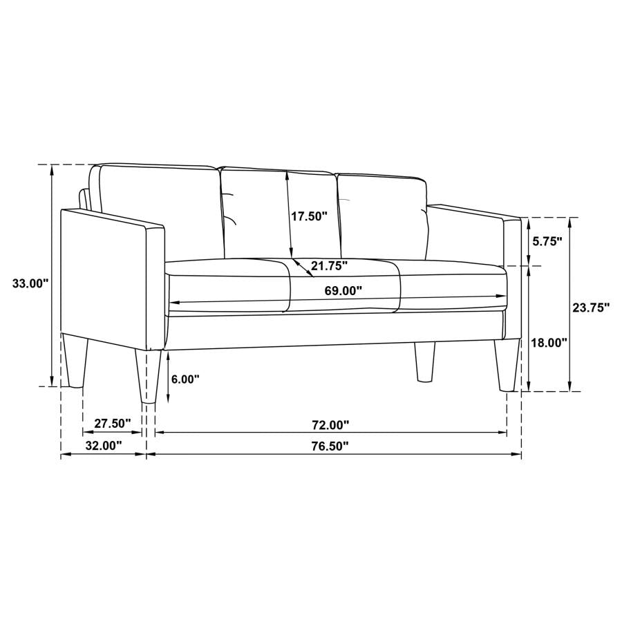 Ruth Sofa MATCHA GREEN