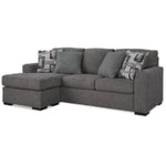 Gardiner Sofa Reversible Chaise PEWTER