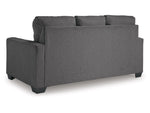 Rannis Full Size Sofa Bed W/Memory Foam Mattress PEWTER