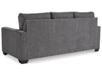 Rannis Queen Sofa Bed W/Memory Foam Mattress PEWTER