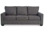 Rannis Queen Sofa Bed W/Memory Foam Mattress PEWTER