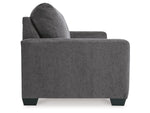 Rannis Queen Sofa Bed W/Memory Foam Mattress PEWTER