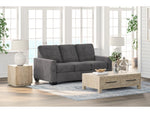Rannis Full Size Sofa Bed W/Memory Foam Mattress PEWTER