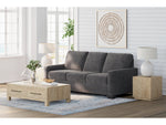 Rannis Queen Sofa Bed W/Memory Foam Mattress PEWTER