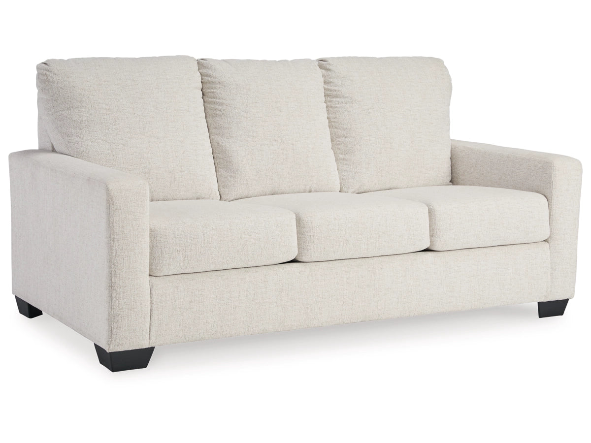 Rannis Full Size Sofa Bed W/Memory Foam Mattress SNOW