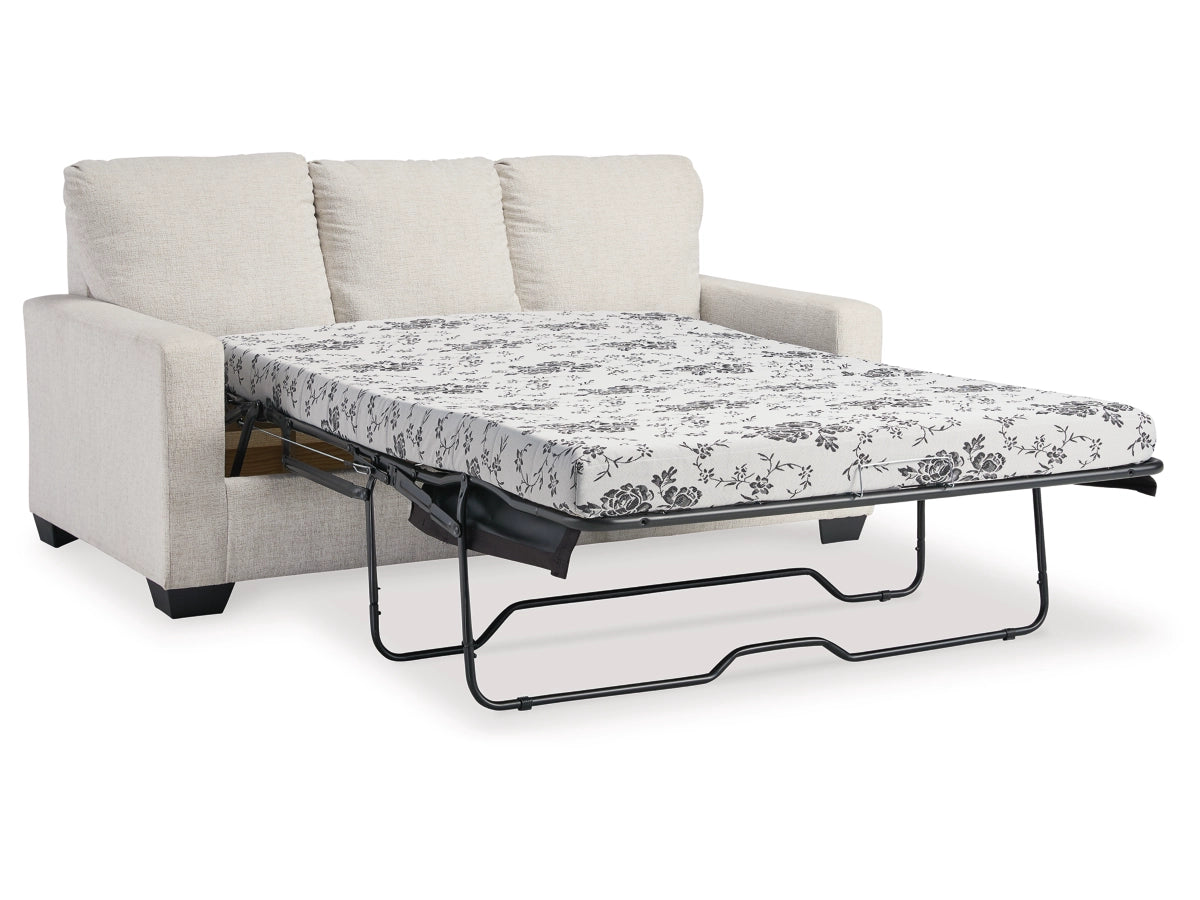 Rannis Full Size Sofa Bed W/Memory Foam Mattress SNOW