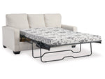 Rannis Full Size Sofa Bed W/Memory Foam Mattress SNOW