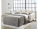 Rannis Full Size Sofa Bed W/Memory Foam Mattress SNOW