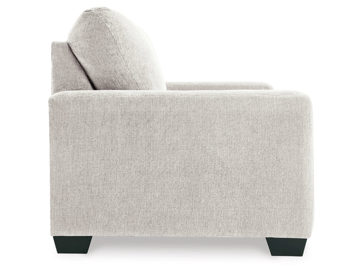 Rannis Twin Size Sofa Bed W/Memory Foam Mattress SNOW