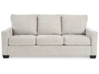 Rannis Queen Sofa Bed W/Memory Foam Mattress SNOW
