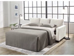 Rannis Queen Sofa Bed W/Memory Foam Mattress SNOW