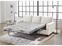 Rannis Queen Sofa Bed W/Memory Foam Mattress SNOW